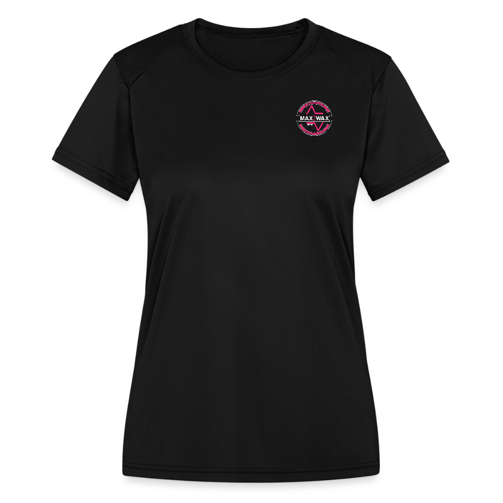 Women's Windsurfer Competition Tee (Black) - black
