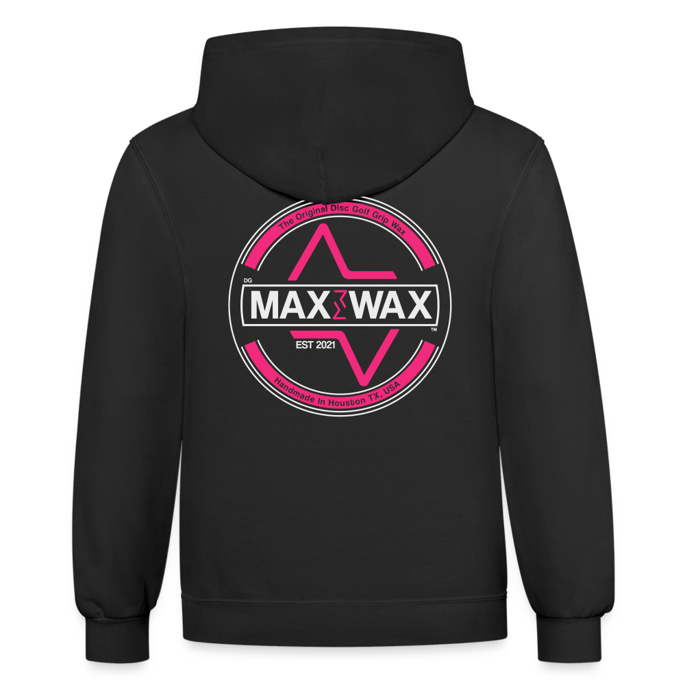 Unisex Windsurfer Hoodie (Black) - black/asphalt