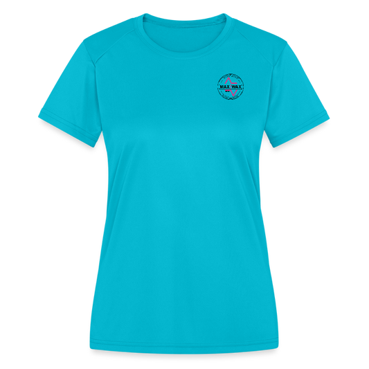 Women's Windsurfer Competition Tee (Aqua) - turquoise