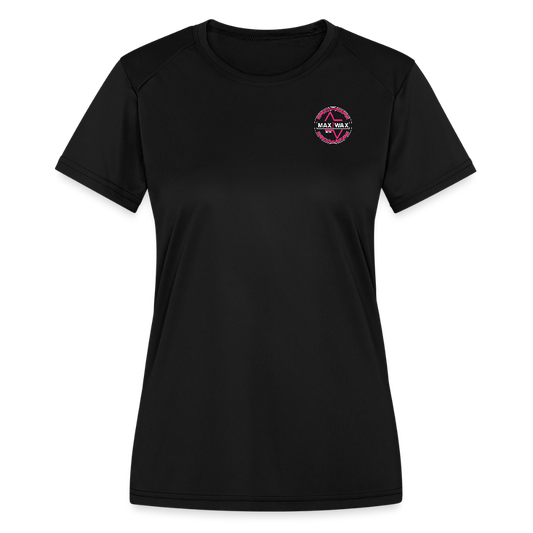 Women's Windsurfer Competition Tee (Black) - black