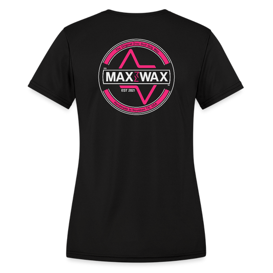 Women's Windsurfer Competition Tee (Black) - black