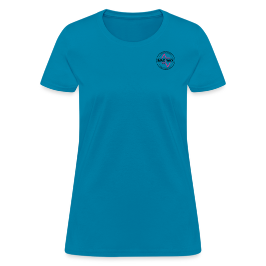 Women's Windsurfer Tee (Aqua) - turquoise