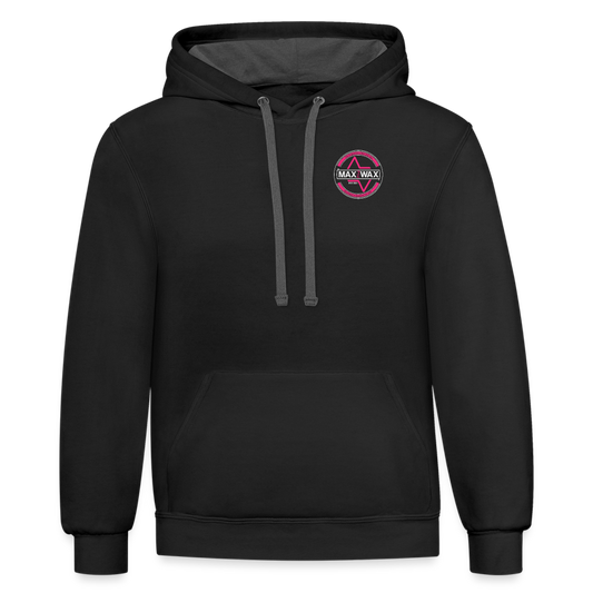 Unisex Windsurfer Hoodie (Black) - black/asphalt